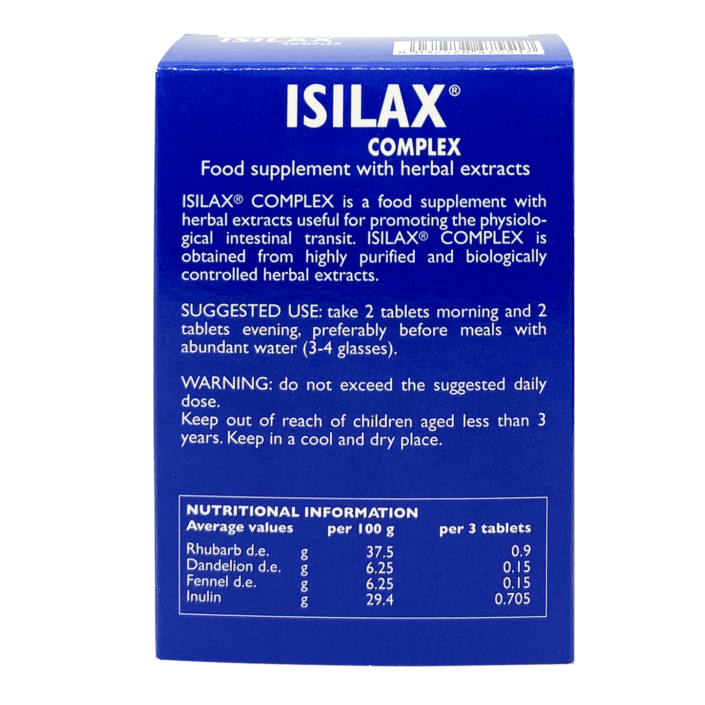 Isilax Complex Tabs 40's