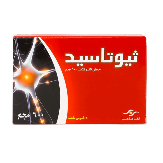 أقراص ثيوتاسيد 600 ملغ، 20 قرصاً