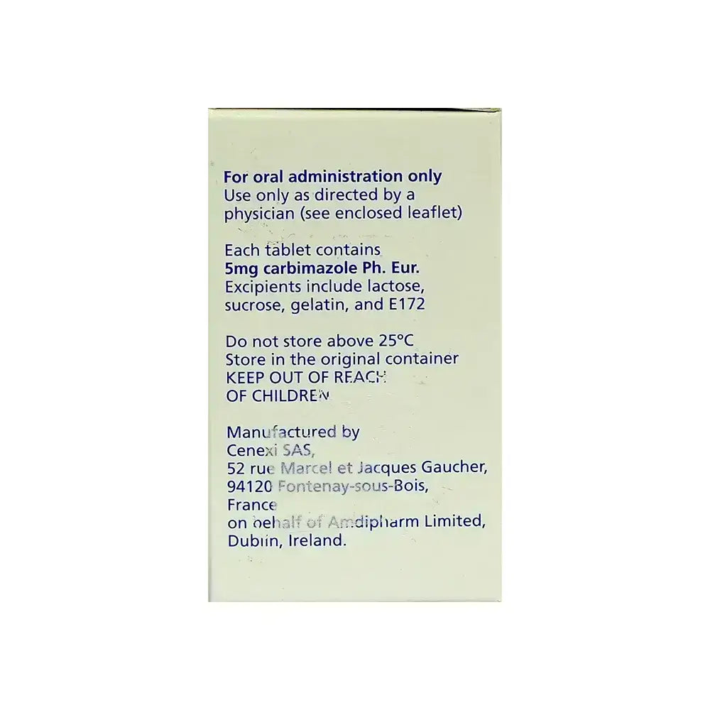 Neo Mercazole 5 mg 100 Tabs