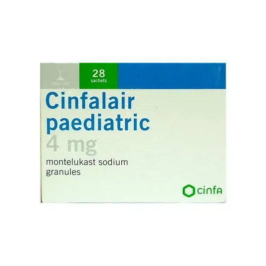 Cinfalair Paediatric 4 mg 28 Sachets