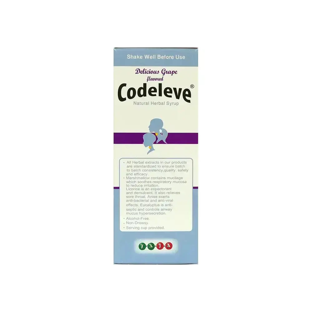 Codeleve Syrup Grape Flavour 120 ml