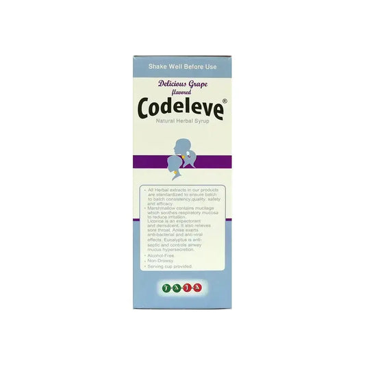Codeleve Syrup Grape Flavour 120 ml