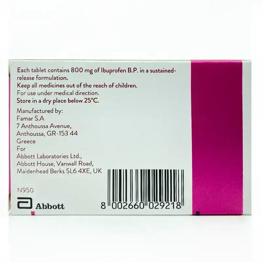 Brufen 800Mg Retard Tablets 20