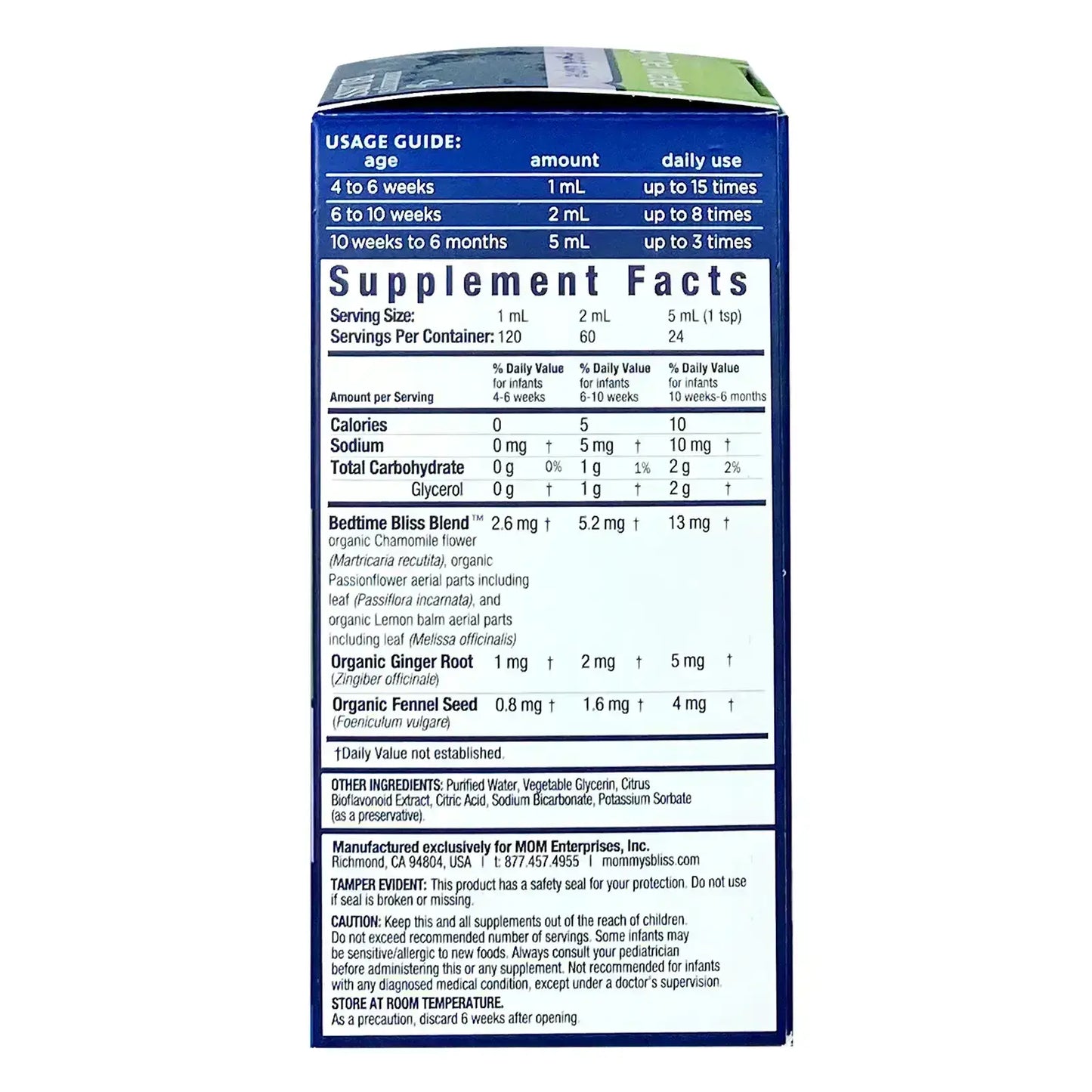 Mommys Bliss Night Time Gripe Water 120 ml