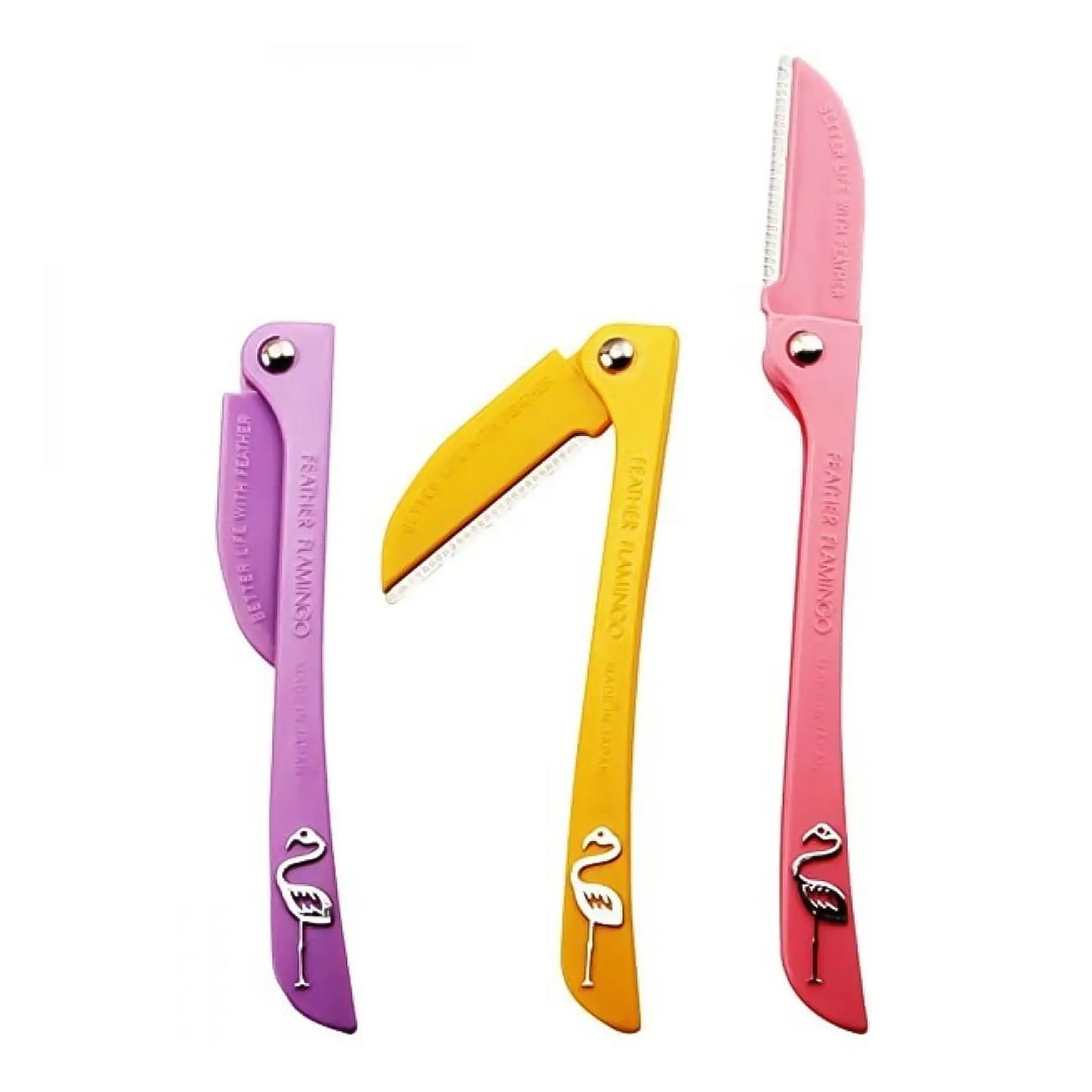 Feather Flamingos Eyebrow Razor