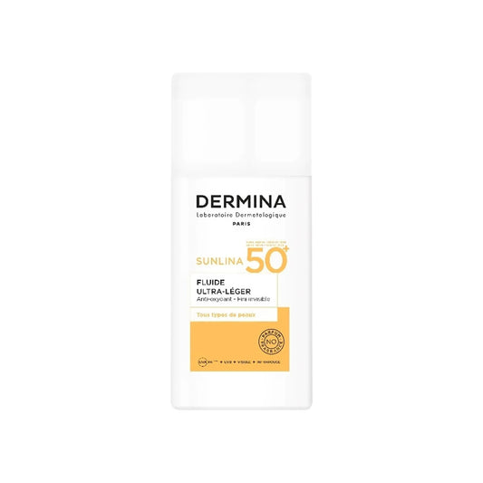 Dermina Sunlina SPF 50+ Ultra Light Fluid 50 ml