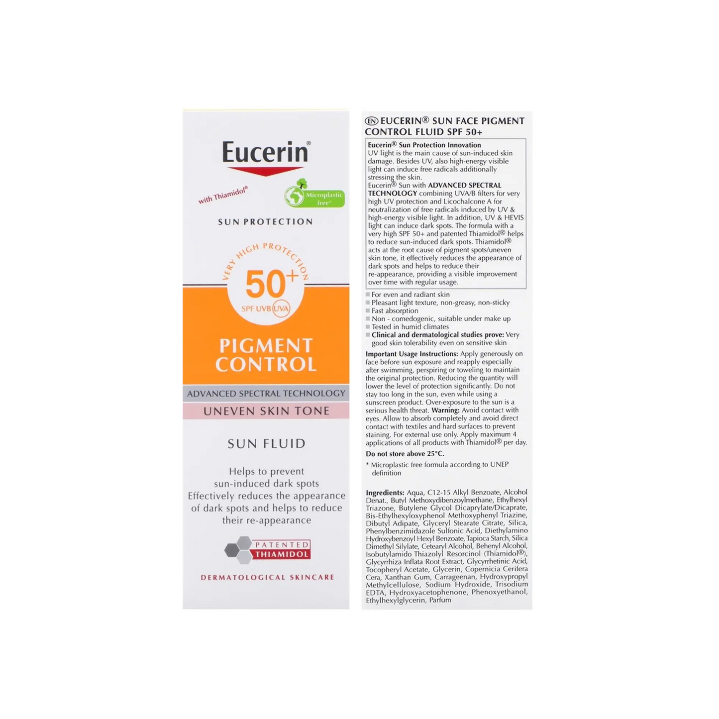 Eucerin Sun Protection Even Pigment Control Fluid  SPF+50 - 50 ml