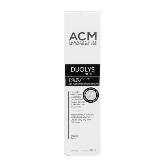 ACM Duolys Riche Anti-Ageing Moisturizing Cream 40 ml to prevent dehydration