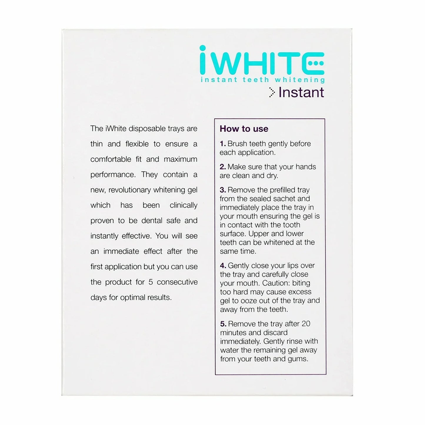 I White instant teeth whitening 8