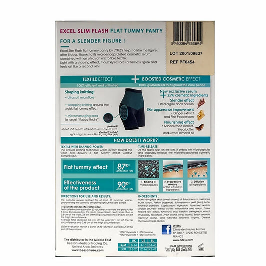 Lytess Flash Flat Tummy Panty Black L/XL