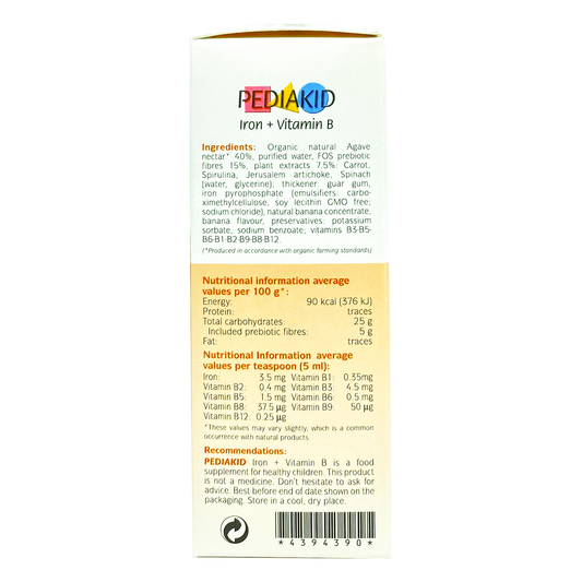 Pediakid Iron Vit Syrup 125 ml for anemia