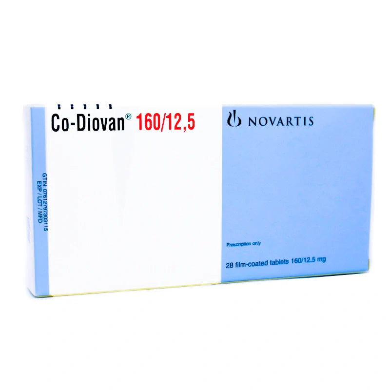 Co-Diovan 160/12.5 Mg Tab 28'S