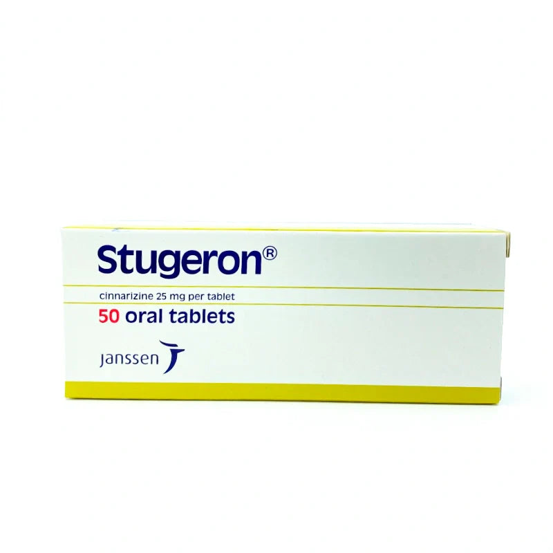 Stugeron 25 Mg 50 Tablets