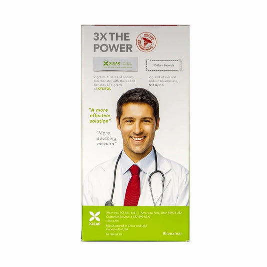 Xlear Xylitol Natural Sinus Rinse Kit (Bottle+ 6 Packets)