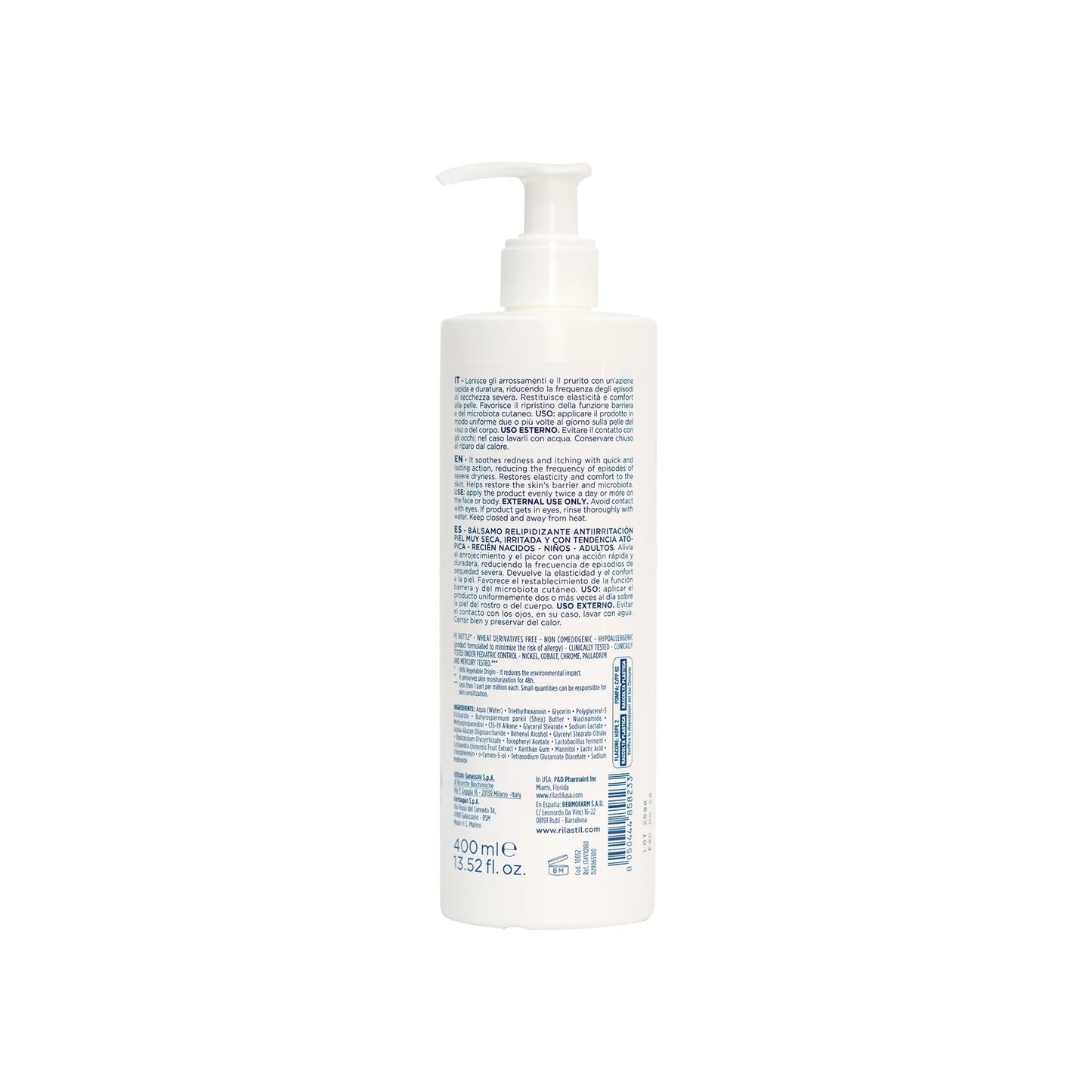 Rilastil Xerolact PB Anti-Irritation Balm 400 ml