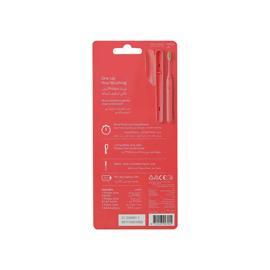 Philips One Miami Coral Battery Toothbrush YH1100/01