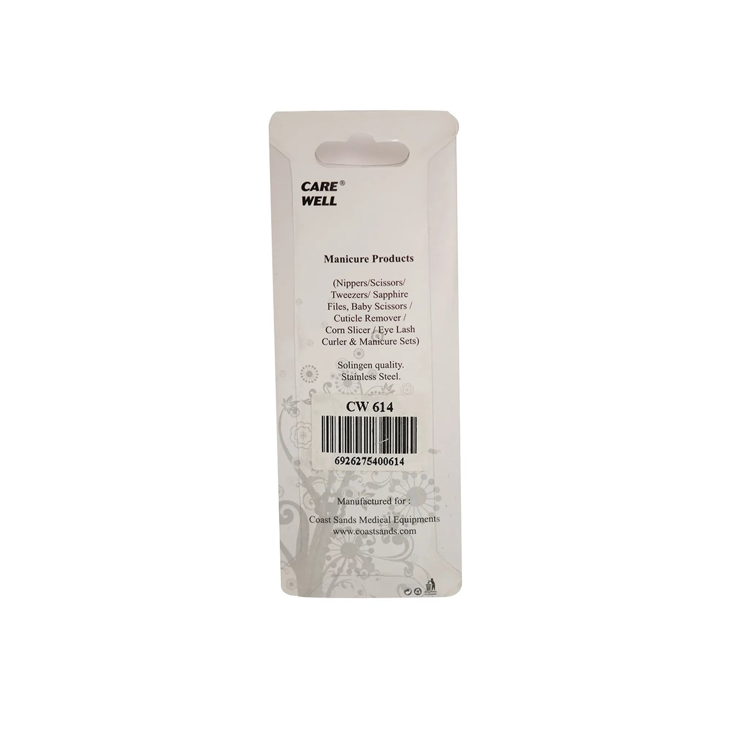 Care Well Silver Nail Clipper Large 1 Pc