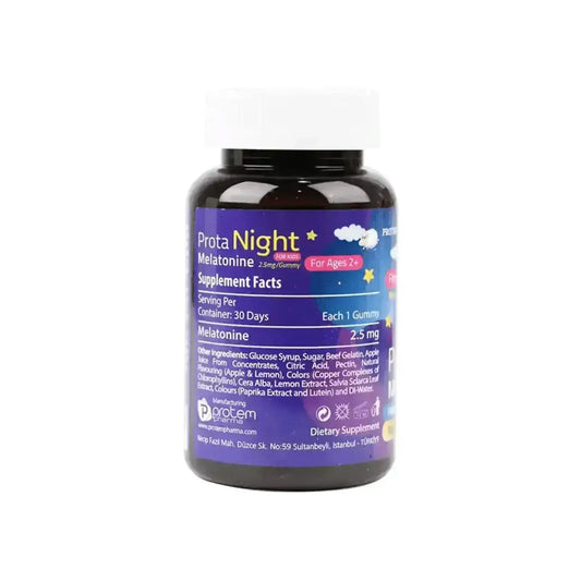 Protem Pharma Prota Night For Kids Melatonin 2.5mg 30Gummies