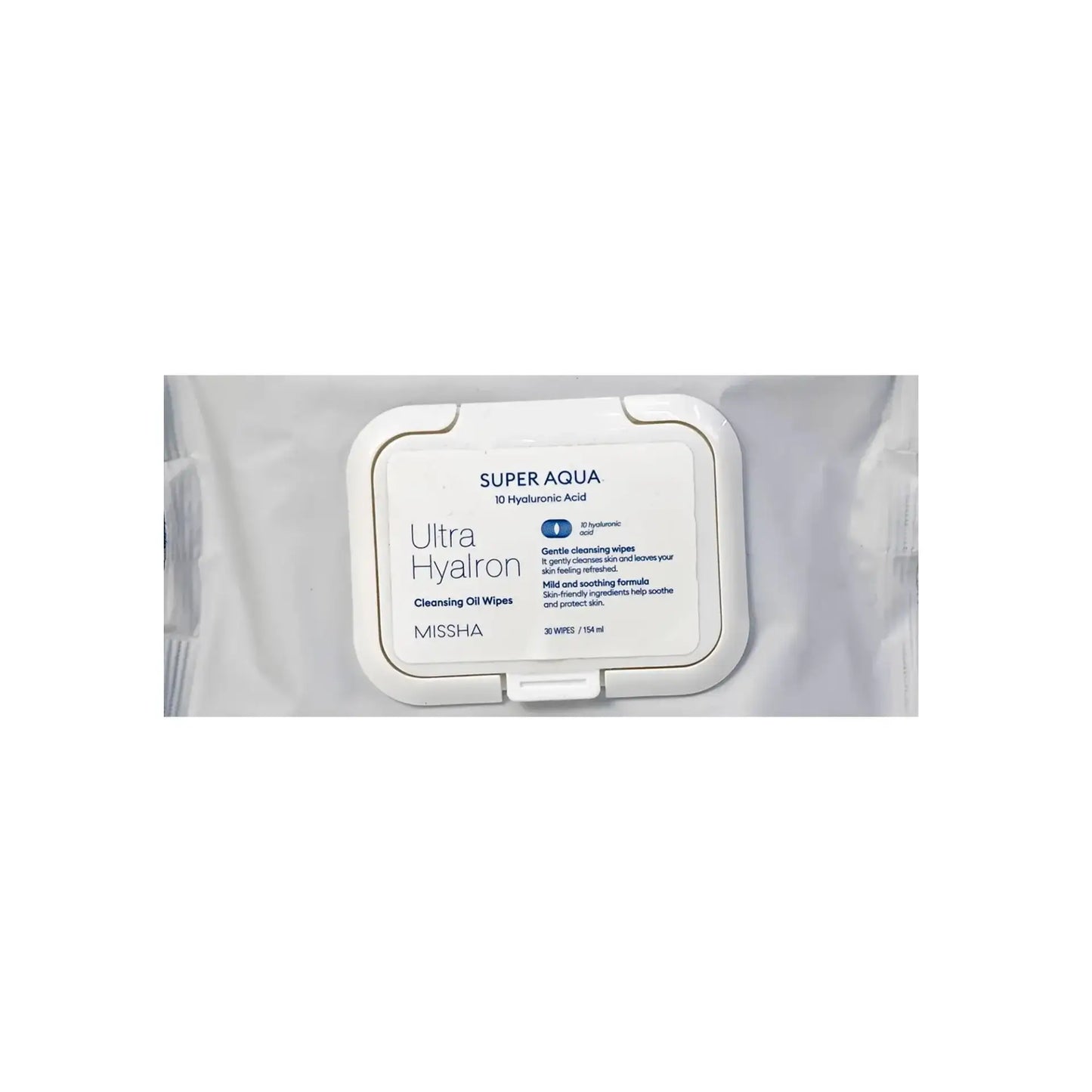 Missha Super Aqua Ultra Hyalron Cleansing Oil Wipes 30 Wipes