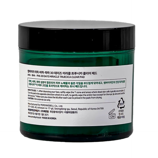 Some By Mi - AHA-BHA-Pha 30 Days Miracle Truecica Clear 70 Pad