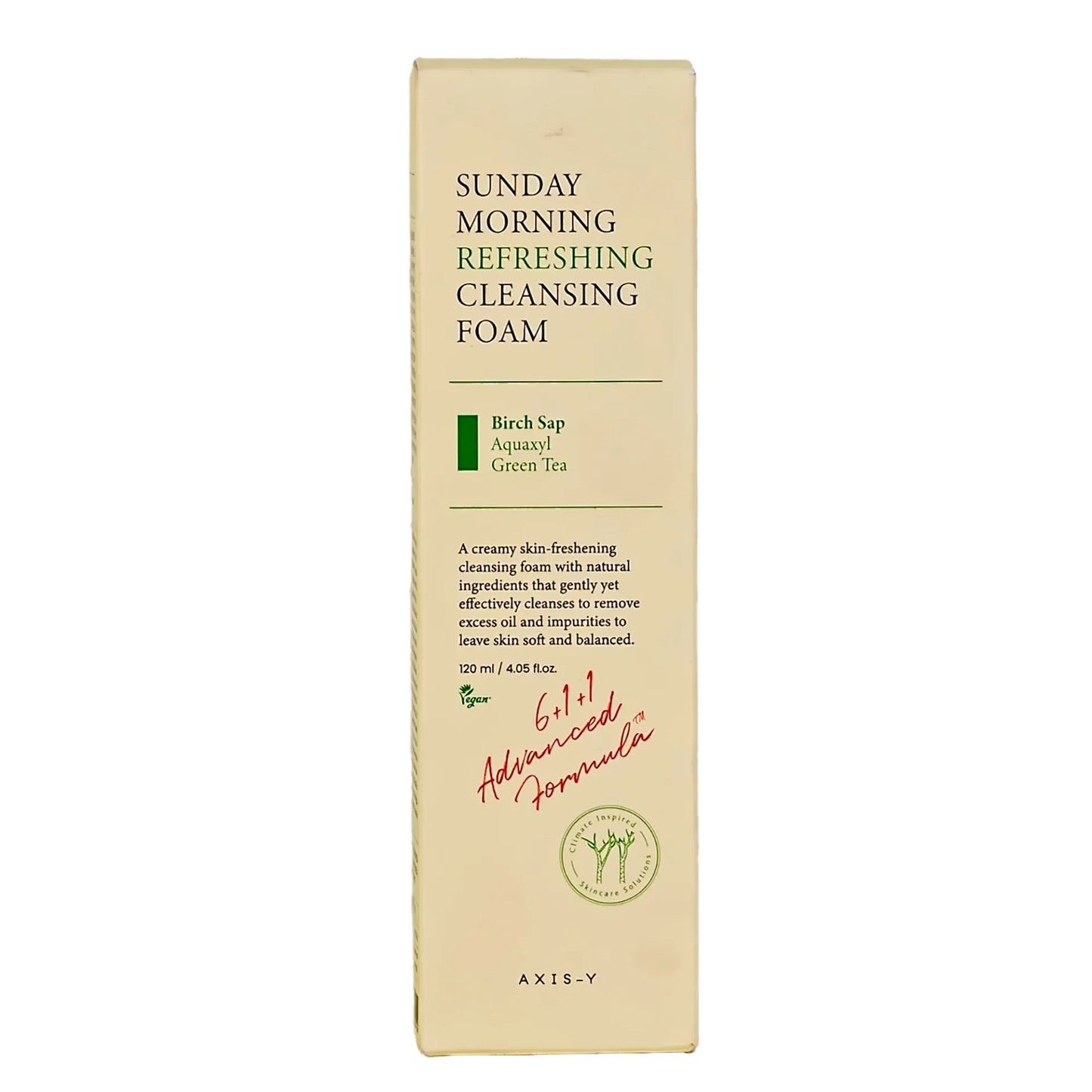 Axis-Y Sunday Morning Refreshing Cleansing Foam 120ml