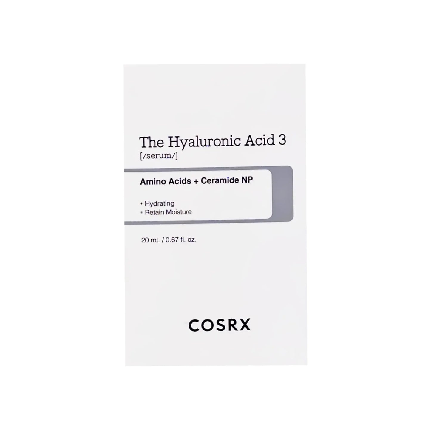 Cosrx The Hyaluronic Acid 3 Serum 20 ml