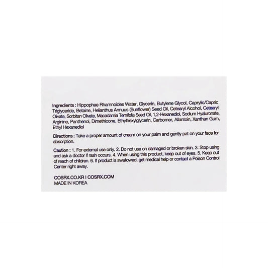 Cosrx Hyaluronic Acid Intensive Cream 100ml