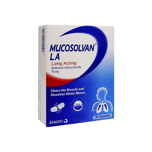 Mucosolvon LA 75mg Cap 10'S