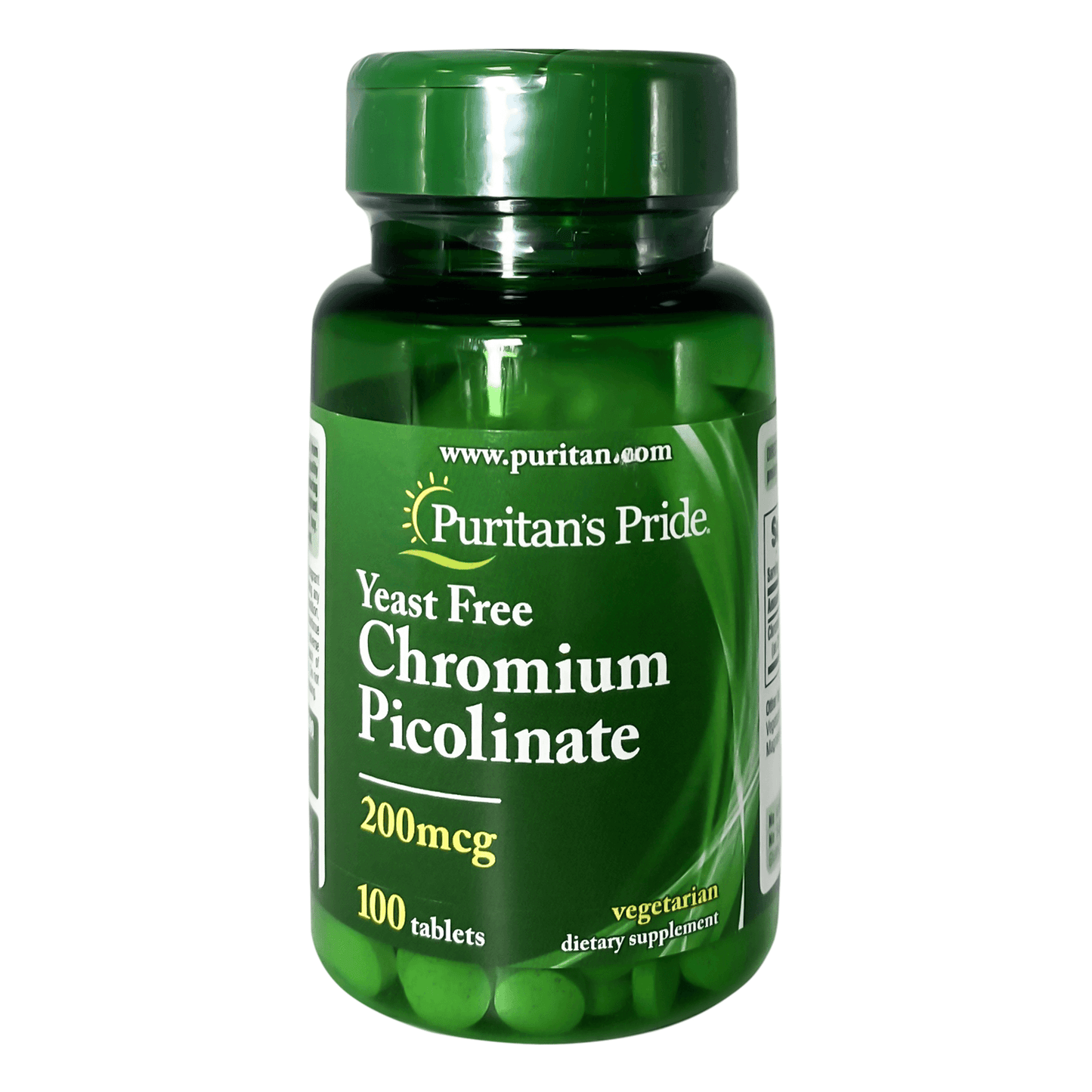 Puritan’s Pride Chromium Picolinate 200 mcg Tabs 100's