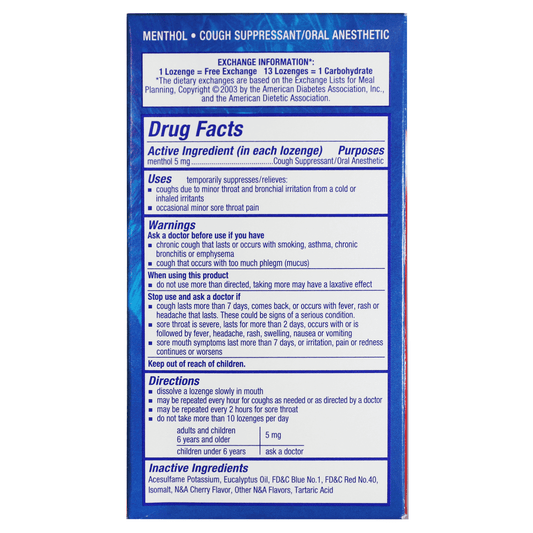 NICE Menthol Lozenges 24 pcs