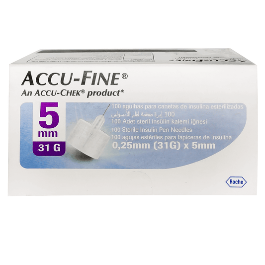 Accu Fine 0.25 mm (31G) *5 mm 100'S