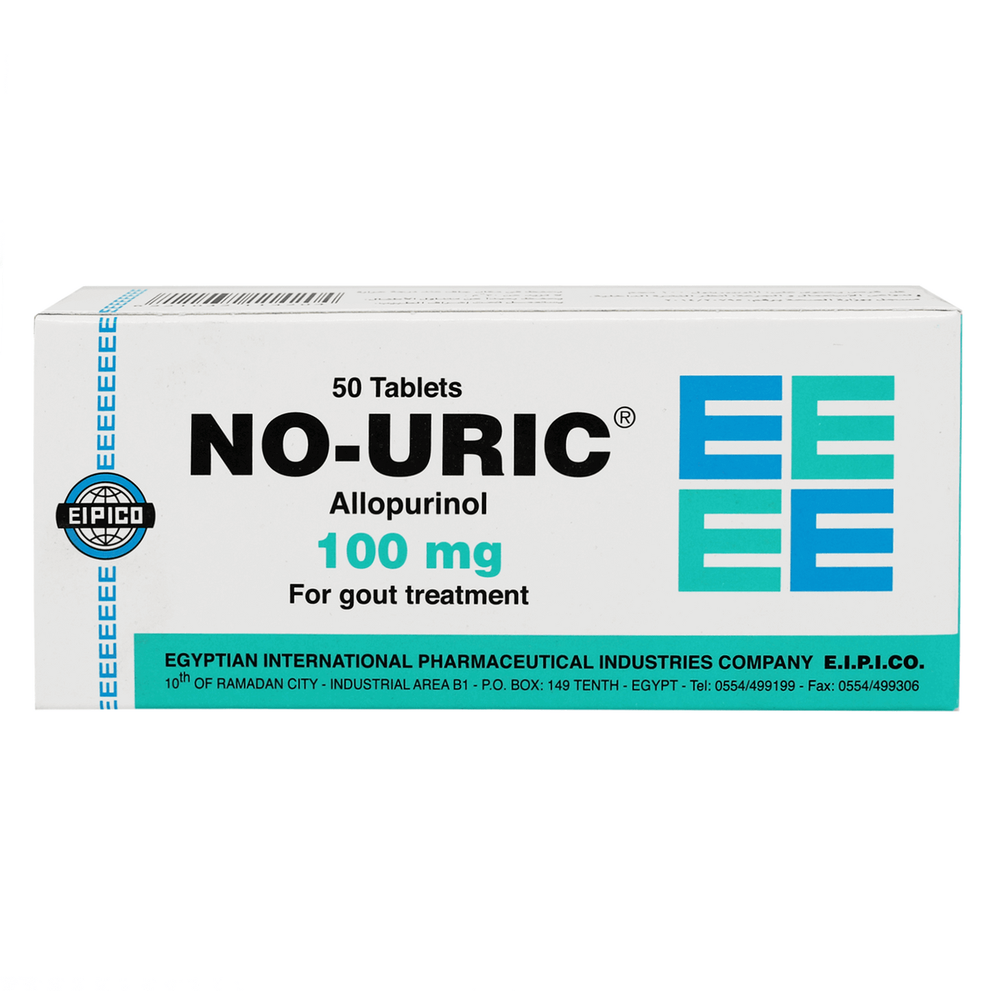 No-Uric 100 mg Tabs 50'S