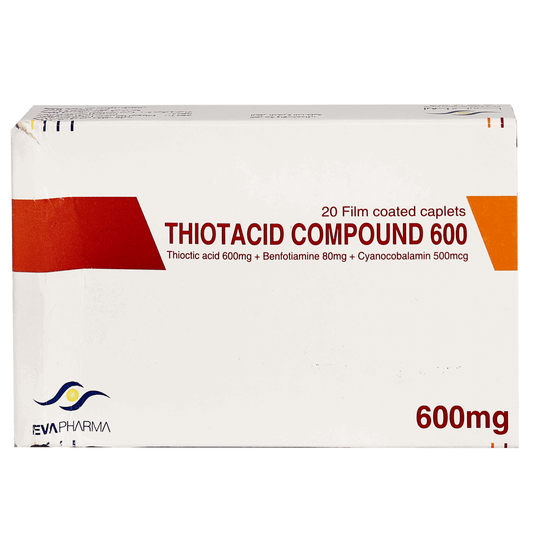 Thiotacid Compound 600 mg 20 Caplets