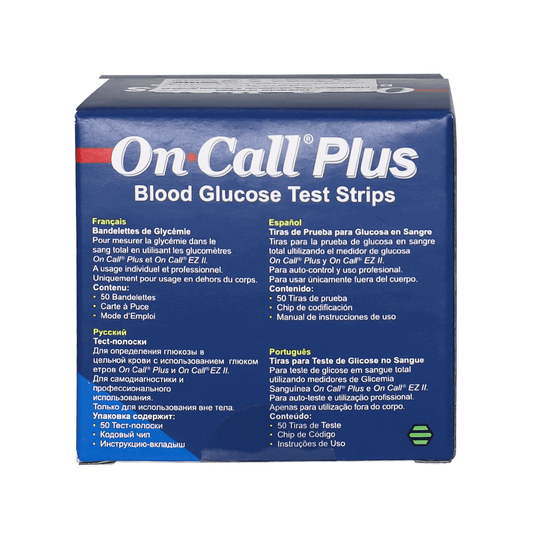 On Call Plus Test Strips 50'S