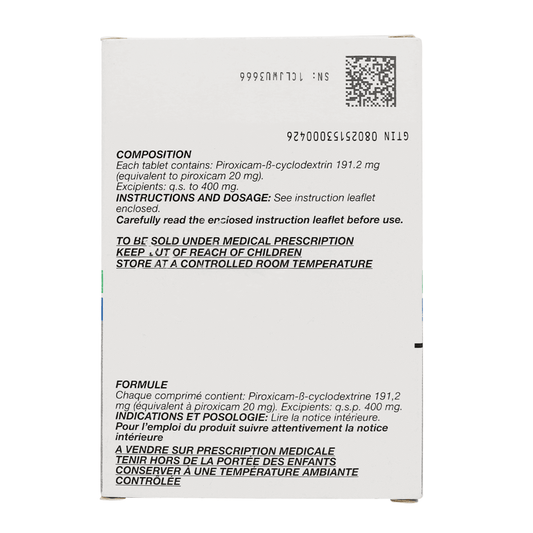 Brexin 20 mg Tabs 20'S