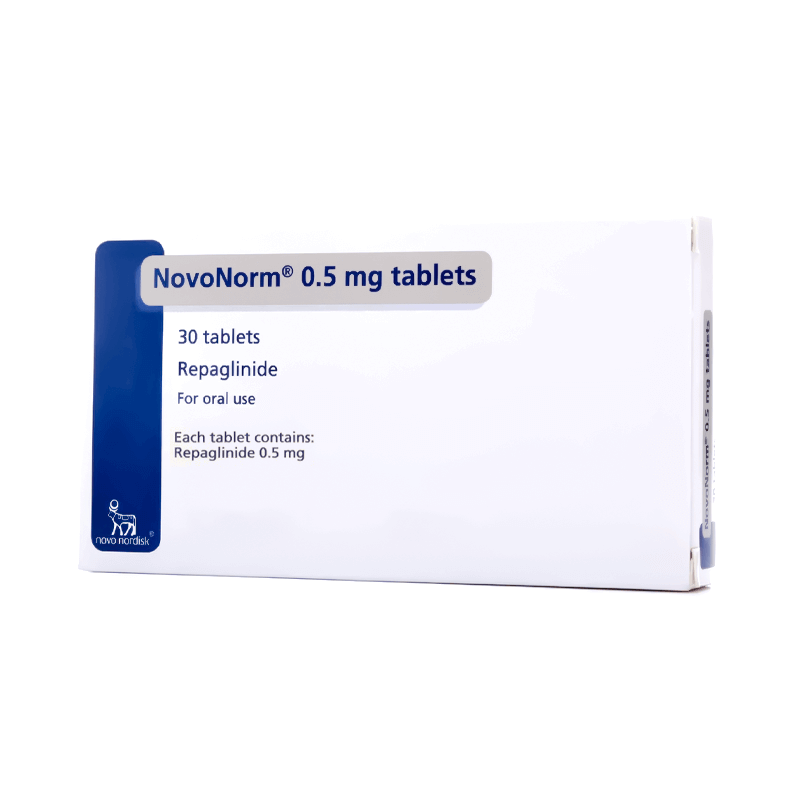 Novonorm 0.5mg 30 Tablets