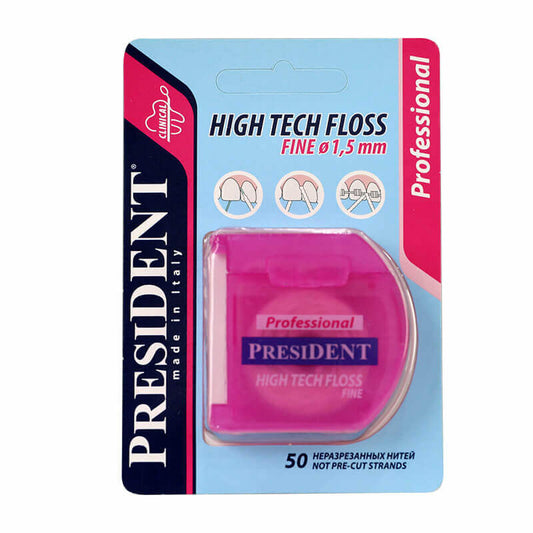 President Professional High Tech Floss Fine 1.5 mm 50 m