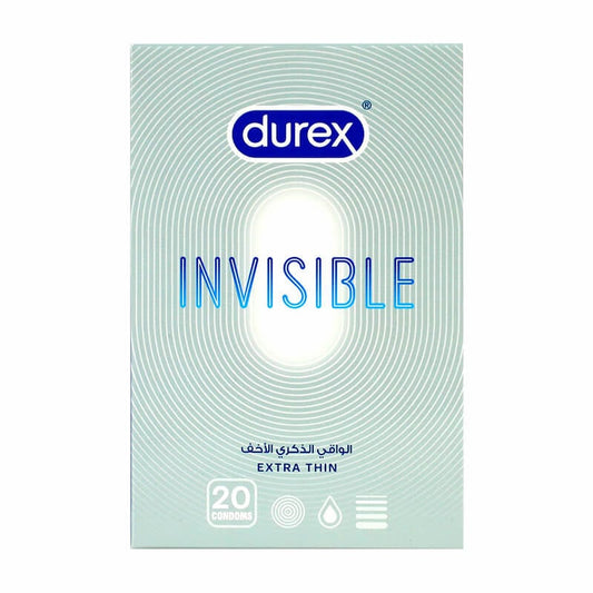 Durex Invisible Extra Thin 20 Condoms