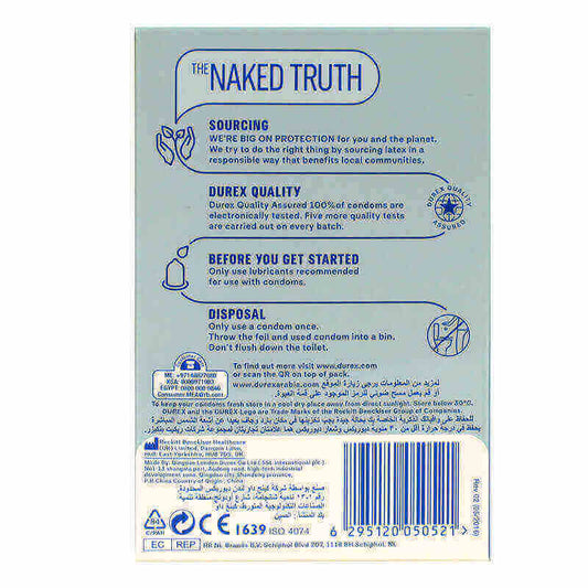 Durex Invisible Extra Thin 20 Condoms