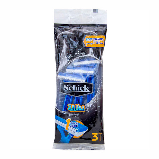 Schick Body Shaving Men Razor 3 Pcs