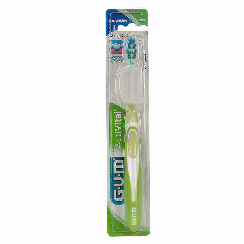 Butler Gum Activital Compact Toothbrush Medium 1 Pc
