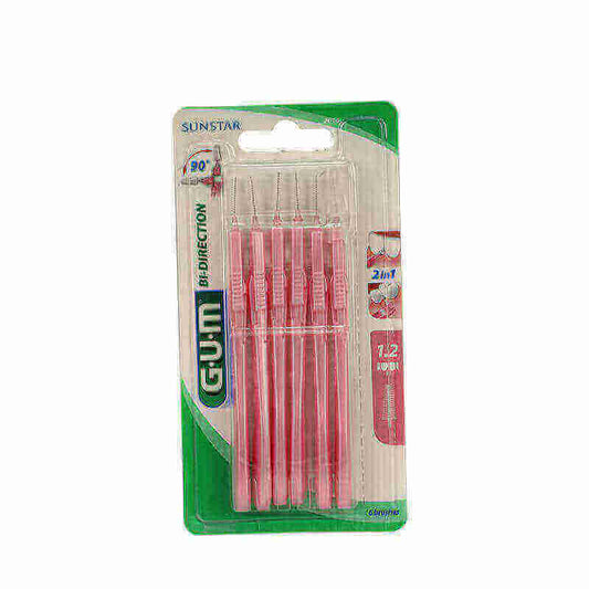 Butler Gum Bi-Direction Interdental Brush 1.2 mm 6 Pcs