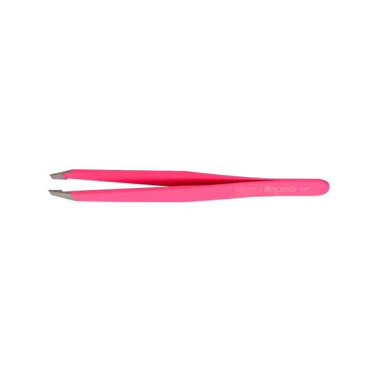 Nippes Tweezer Slant Stainless Pink