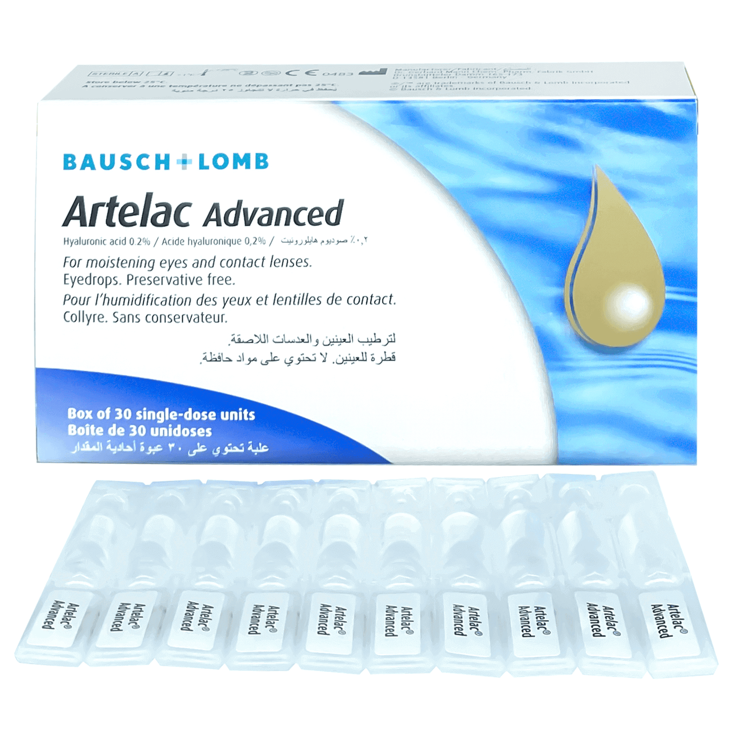 Artelac Advanced Eye Drops 30'S