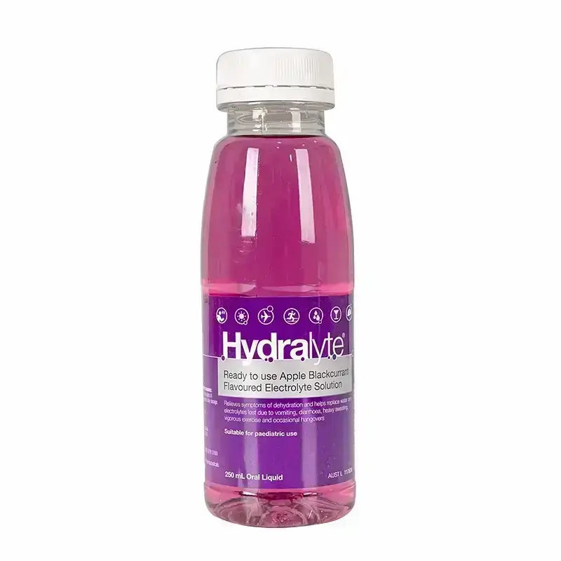 Hydralyte Apple Blackcurrant Electrolyte Solution 4*250 ml