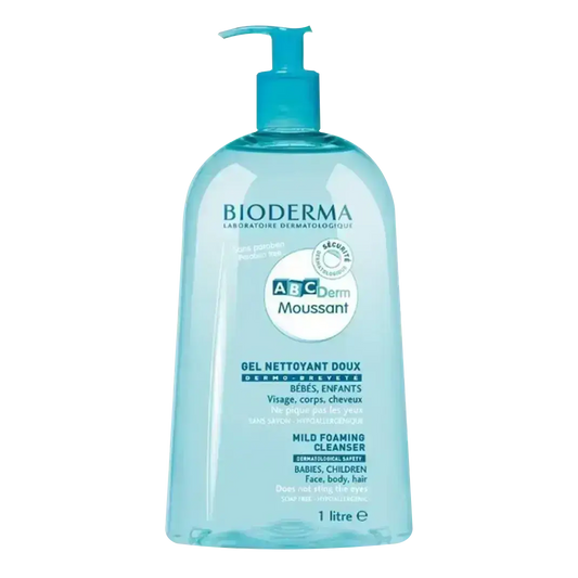 Bioderma ABC Derm Foaming Gel 1 Litre skin cleanser