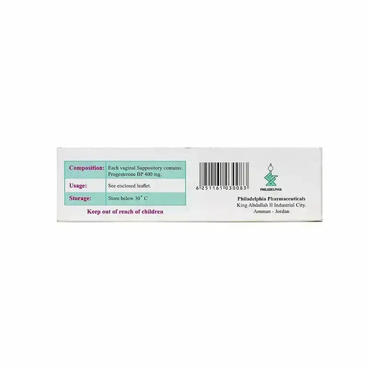 Gestophil Progesterone 15 Vaginal Suppositories