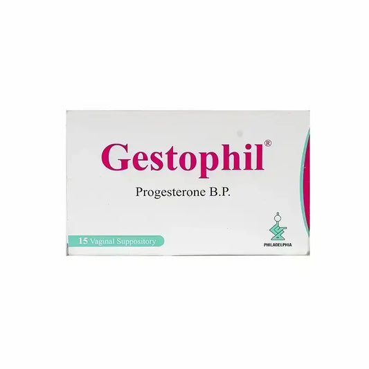 Gestophil Progesterone 15 Vaginal Suppositories