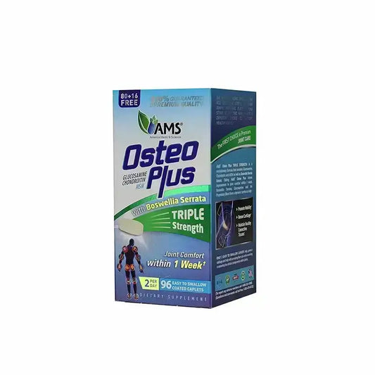 أقراص AMS Osteo Plus ثلاثية القوة، 96 قرصاً