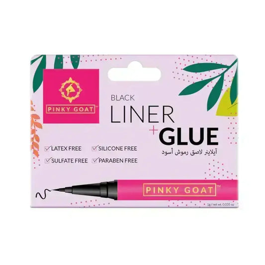 Pinky Goat Black Liner + Glue GLU